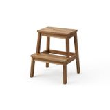 IKEA BEKVÄM Doğal Ahşap Akasya Taburesi; (50 cm) İKEA