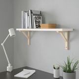 IKEA BERGSHULT duvar rafı beyaz-titrek kavak - 29326041