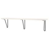IKEA BERGSHULT/FÖRLAGGARE duvar rafı siyah-beyaz - 79572789