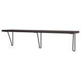 IKEA BERGSHULT/FÖRLAGGARE duvar rafı venge-siyah - 19562750