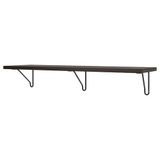 IKEA BERGSHULT/FÖRLAGGARE duvar rafı venge-siyah - 99562751