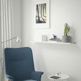IKEA BERGSHULT/GRANHULT duvar rafı beyaz-nikelaj kaplama - 79290799