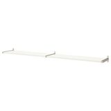 IKEA BERGSHULT/GRANHULT duvar rafı beyaz-nikelaj kaplama - 89290925