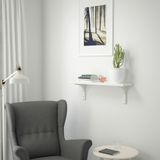 IKEA BERGSHULT/RAMSHULT duvar rafı beyaz - 79290596