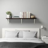 IKEA BERGSHULT/SANDSHULT duvar rafı venge-beyaz - 49326016