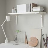 IKEA BERGSHULT/TOMTHULT duvar rafı beyaz - 79418321