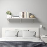 IKEA BERGSHULT/TOMTHULT duvar rafı beyaz - 99418315