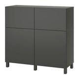IKEA Besta 09508155 Koyu Gri Dolap