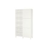 IKEA BESTA 120x42x202 cm Beyaz Kapaklı Kitaplık