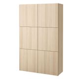 IKEA Besta 99071507 Meşe Görünümlü Dolap