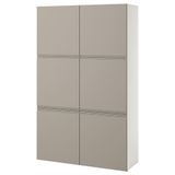 IKEA Besta 99569352 Beyaz-Bej Dolap