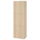 IKEA BESTA dolap kombinasyonu ağartılmış meşe görünümlü - 99429700
