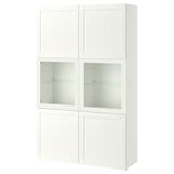 IKEA BESTA dolap kombinasyonu beyaz - 39597763