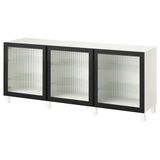 IKEA BESTA dolap kombinasyonu beyaz-antrasit - 99575466