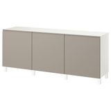 IKEA BESTA dolap kombinasyonu beyaz-bej - 89569338