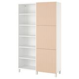 IKEA BESTA dolap kombinasyonu beyaz-huş kaplama - 29421707