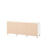 IKEA BESTA dolap kombinasyonu beyaz-huş kaplama - 59421739