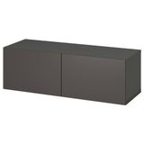IKEA BESTA dolap kombinasyonu koyu gri - 29535775