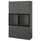 IKEA BESTA dolap kombinasyonu koyu gri - 69508138