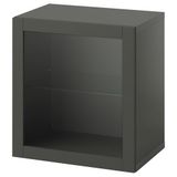 IKEA BESTA dolap kombinasyonu koyu gri - 79535773