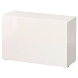 IKEA BESTA dolap kombinasyonu parlak cila-beyaz - 49046704