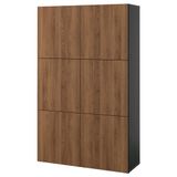 IKEA BESTA dolap kombinasyonu venge-ceviz görünüm - 09612227