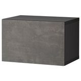 IKEA BESTA dolap kombinasyonu venge-koyu gri - 39426144