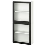 IKEA BESTA duvar dolabı beyaz-antrasit - 49575505