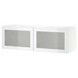 IKEA BESTA duvar dolabı beyaz-buzlu cam - 69489229