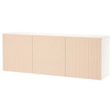 IKEA BESTA duvar dolabı beyaz-huş kaplama - 29421793