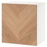 IKEA BESTA duvar dolabı beyaz-meşe kaplama - 09439826