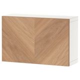 IKEA BESTA duvar dolabı beyaz-meşe kaplama - 59429250
