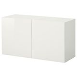 IKEA BESTA duvar dolabı beyaz-parlak cila - 89440798