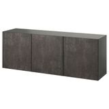IKEA BESTA duvar dolabı koyu gri - 19508112