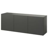 IKEA BESTA duvar dolabı koyu gri - 99508113