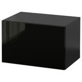 IKEA BESTA duvar dolabı venge-parlak cila-siyah - 49429694