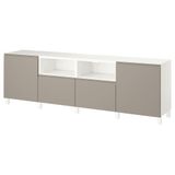 IKEA BESTA tv sehpası beyaz-bej - 19568945