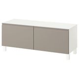 IKEA BESTA tv sehpası beyaz-bej - 89568744
