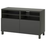 IKEA BESTA tv sehpası koyu gri - 09506095