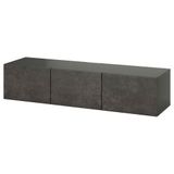 IKEA BESTA tv sehpası koyu gri - 69507898