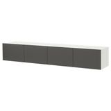 IKEA BESTA tv sehpası koyu gri - 79603578