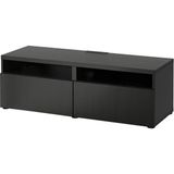 IKEA Besta Tv Sehpası Venge 120 x 42 x 39 cm Lappvıken Fren Raylı