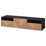 IKEA BESTA tv sehpası venge-meşe kaplama - 19420303