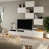 IKEA BESTA tv ünitesi beyaz - 99476796