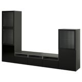IKEA BESTA tv ünitesi koyu gri - 49507903