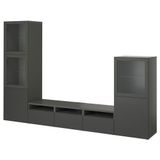 IKEA BESTA tv ünitesi koyu gri - 69556054