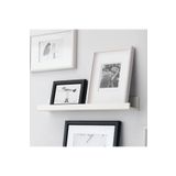 IKEA Beyaz 55 Cm Raf Fotoğraf Resim Çerçevesi Tablo Biblo Kitap Için Ahşap Duvar Rafı