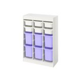 IKEA Beyaz Çocuk Odası Oyuncak Dolabı, 99x44x94 cm, Saklama Ünitesi