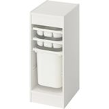 IKEA Beyaz Çok Amaçlı Saklama Ünitesi 34X44X56 cm Çocuk Odası Oyuncak Dolabı Düzenleyici