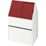 IKEA Beyaz Çok Amaçlı Saklama Ünitesi 80X55X78 cm Çocuk Odası Oyuncak Dolabı Düzenleyici